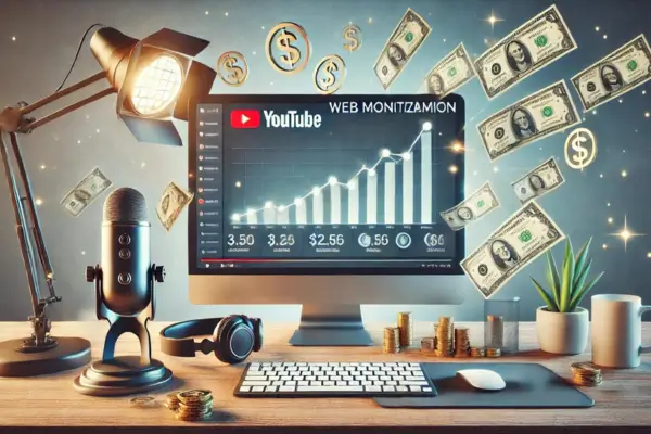 Como Monetizar no YouTube Web